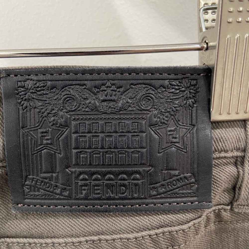 Fendi Olive Slim Jeans Women’s Size 42 Eu View 3